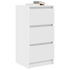 vidaXL Buffet blanc 37,5x35x76 cm bois d'ing&eacute;nierie
