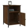 vidaXL Table de chevet ch&ecirc;ne marron 40x42x60 cm bois d'ing&eacute;nierie