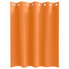 vidaXL Rideaux occultants avec anneaux 2 pcs Orange vif 140 x 140 cm