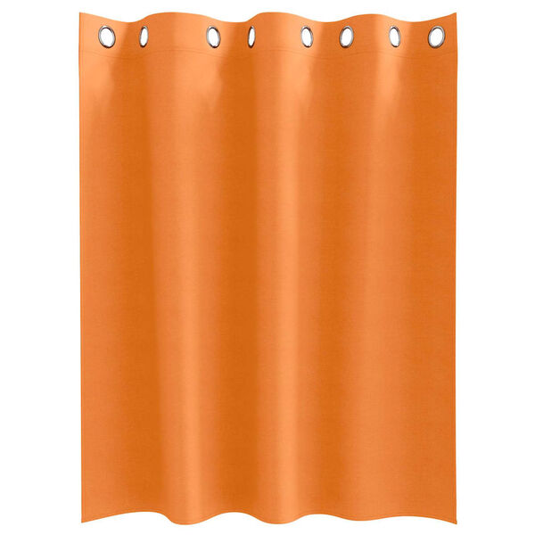 vidaXL Rideaux occultants avec anneaux 2 pcs Orange vif 140 x 140 cm