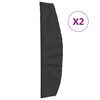 vidaXL Housses de parapluie de jardin 2 pcs 265x50/70/40 cm 420D
