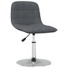 vidaXL Tabouret de bar Gris fonc&eacute; Tissu