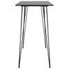 vidaXL Ensemble de bar 5 pcs Noir et gris