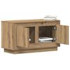 vidaXL Meuble TV ch&ecirc;ne artisanal 80 x 35 x 45 cm Bois d'ing&eacute;nierie