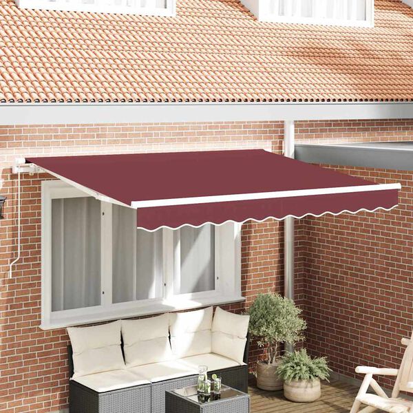 vidaXL Toile de rechange pour store banne Bordeaux 300 x 200 cm Toile