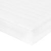 vidaXL Lit avec matelas et &eacute;clairage USB Marron fonc&eacute; Tissu 90x200 cm