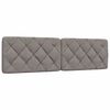 vidaXL Lit avec matelas taupe 180x200 cm tissu