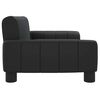 vidaXL Lit pour chien noir 70x45x30 cm similicuir