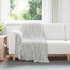 vidaXL Jet&eacute; Gris 150 x 130 cm Toison