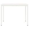 vidaXL Table de bar Blanc 110 x 55 x 105 cm Bois de pin massif