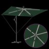 vidaXL Parasol Vert 294 x 200 x 270 cm Polyester et Aluminium