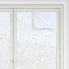vidaXL Films pour fen&ecirc;tre 2 pcs d&eacute;poli motif de fleur PVC