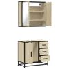 vidaXL Ensemble de meubles de salle de bain 2 pcs ch&ecirc;ne sonoma