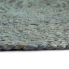vidaXL Napperons 6 pcs Vert olive Plain 38 cm Rond Jute