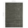 vidaXL Tapis lavable pliable Taupe 120x170 cm Polyester