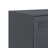 vidaXL Buffet haut anthracite 67x39x95 cm acier