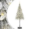 vidaXL Sapin de No&euml;l avec 300 LED Blanc 210 cm PE et Acier