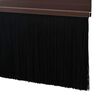 vidaXL Brosses d'&eacute;tanch&eacute;it&eacute; pour porte &agrave; visser 6 pcs Marron 100 cm