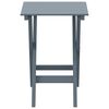 vidaXL Table d’appoint pliable gris bois de peuplier massif
