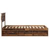 vidaXL Cadre de lit Bois ancien 100 x 200 cm Bois de pin massif
