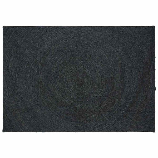 vidaXL Tapis de surface Rectangulaire Gris fonc&eacute; 240 x 340 cm Jute