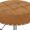 vidaXL Chaises pivotantes &agrave; manger lot de 2 marron velours