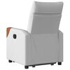 vidaXL Fauteuil inclinable électrique gris nuage tissu