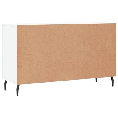 vidaXL Buffet blanc brillant 100x36x60 cm bois d'ingénierie