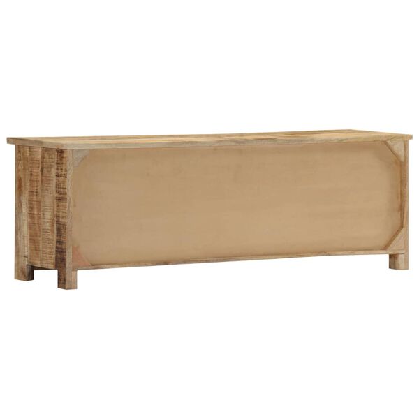 vidaXL Meuble TV 120x30x40 cm Bois massif de manguier