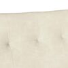 vidaXL Banc Chesterfield Cr&egrave;me 112 x 65,5 x 75 cm Velours
