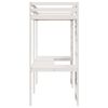 vidaXL Cadre de lit mezzanine Blanc 80 x 200 cm Pin massif