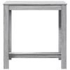 vidaXL Table de bar sonoma gris 102x50x103,5 cm bois d'ing&eacute;nierie