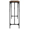vidaXL Table console chêne fumé 200x29x75 cm bois d'ingénierie