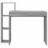 vidaXL Bureau Gris Sonoma 100 x 40 x 90 cm Bois d'ingénierie