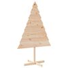 vidaXL Arbre de No&euml;l en bois pour d&eacute;coration 150 cm bois massif