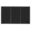 vidaXL Ensemble &agrave; manger de jardin coussins 7pcs Noir R&eacute;sine tress&eacute;e