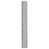 vidaXL Poteaux de cl&ocirc;ture 10 pcs argent&eacute; 160 cm acier galvanis&eacute;