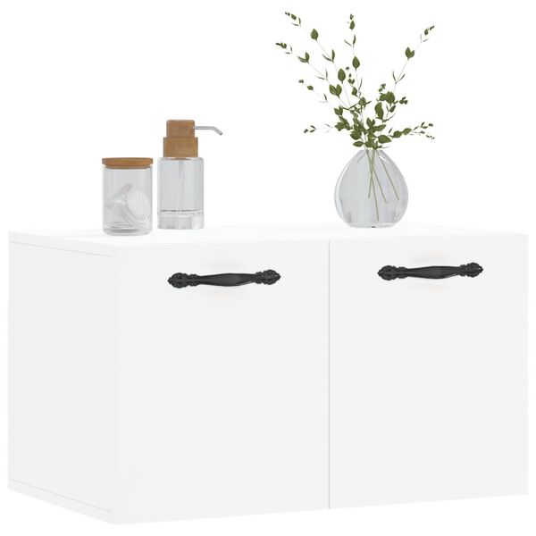 vidaXL Armoire murale Blanc 60x36,5x35 cm Bois d'ing&eacute;nierie