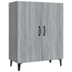 vidaXL Buffet Sonoma gris 70x34x90 cm Bois d'ing&eacute;nierie