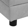 vidaXL Canap&eacute; pour chien avec oreiller Gris 83x44x44 cm Peluche