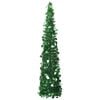 vidaXL Sapin de No&euml;l artificiel escamotable vert 150 cm PET