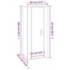 vidaXL Ensemble de meubles TV 3 pcs Ch&ecirc;ne fum&eacute; Bois d'ing&eacute;nierie