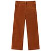 Pantalons pour enfants velours c&ocirc;tel&eacute; cognac 128