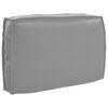 vidaXL Ensemble de coussins 3 pcs Gris Tissu Oxford