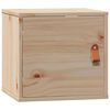 vidaXL Armoires murales 2 pcs 31,5x30x30 cm Bois de pin massif