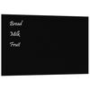 vidaXL Tableau noir magn&eacute;tique mural Noir 80x50 cm Verre tremp&eacute;