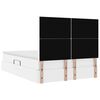 vidaXL Lit de Rangement Blanc pur 140 x 200 cm Cuir synth&eacute;tique