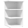 vidaXL Armoire lat&eacute;rale Blanc 35x35x55 cm Agglom&eacute;r&eacute;