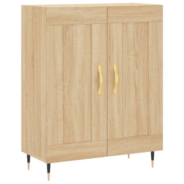 vidaXL Buffet ch&ecirc;ne sonoma 69,5x34x90 cm bois d'ing&eacute;nierie