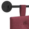 vidaXL T&ecirc;te de lit suspendue Bordeaux 170 x 55 x 7 cm tissu
